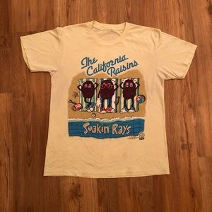 Vintage 1987 California Raisins Soakin Rays Tee